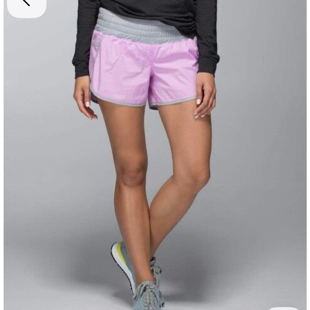 Lululemon Purple Tracker Shorts